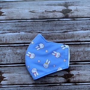 Bunny fabric face mask